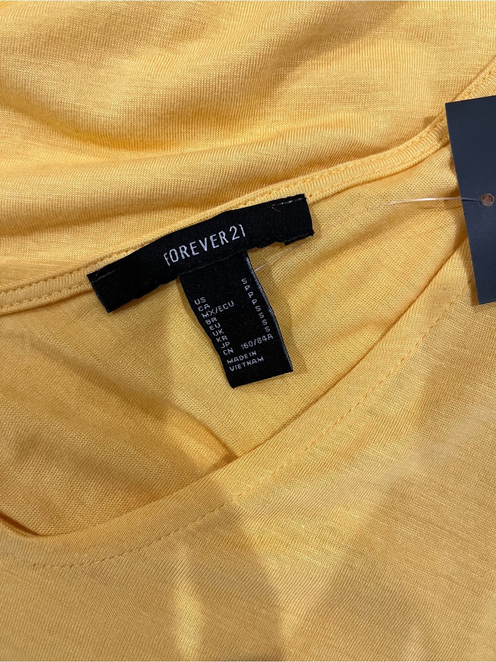 Forever 21 Mustard Yellow V-Neck Spaghetti Strap Camisole - Picture 2 of 2